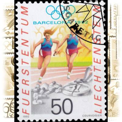 Briefmarken Liechtenstein Olympiade #10048 (600x784)