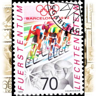 Briefmarken Liechtenstein Olympiade #10049 (600x792)