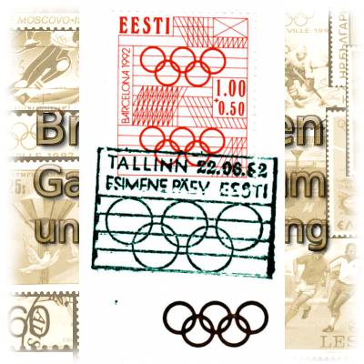 Briefmarken Estland Olympiade #10079 (500x884)