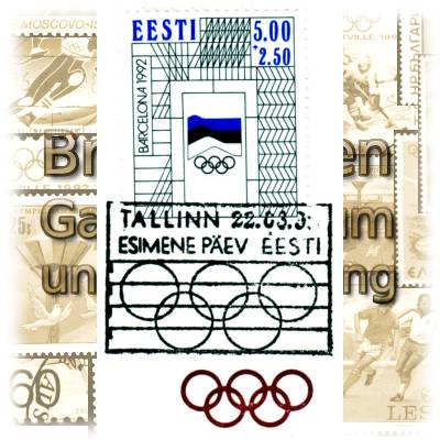 Briefmarken Estland Olympiade #10081 (500x894)