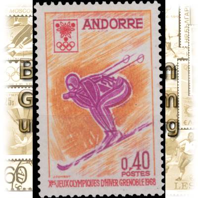Briefmarken Andorra Olympiade #10095 (700x1041)