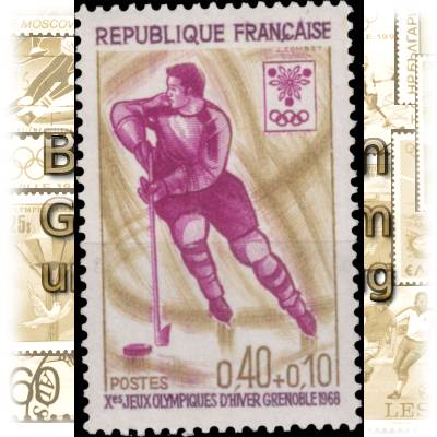 Briefmarken Frankreich Olympiade #10110 (600x904)