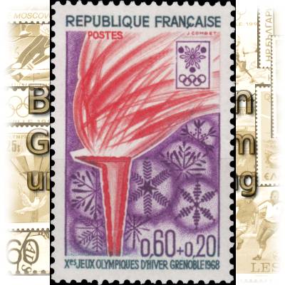 Briefmarken Frankreich Olympiade #10111 (600x919)