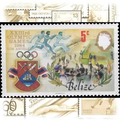 Briefmarken Belize Olympiade #10153 (800x506)
