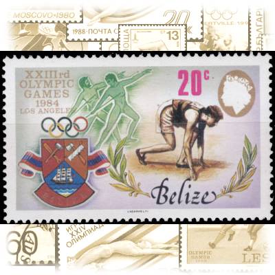 Briefmarken Belize Olympiade #10154 (800x503)