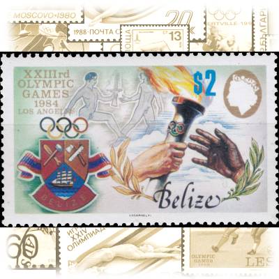 Briefmarken Belize Olympiade #10156 (800x503)