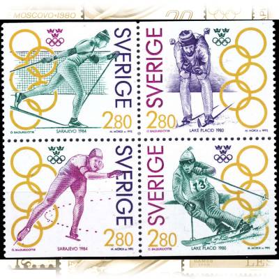 Schweden Olympiade 1992 Satz II. #10308 (1000x860)