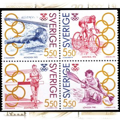 Schweden Olympiade 1992 Satz III. #10309 (1000x866)
