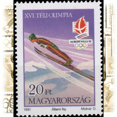 Ungarn MAGYARORSZAG Olympiade 1992 Briefmarken #10338 (700x910)