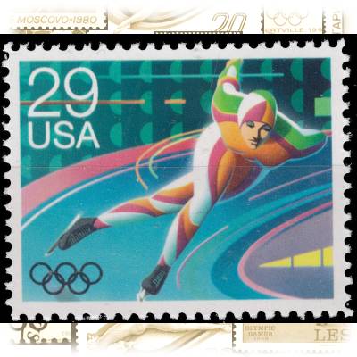 USA Briefmarke 1990 Olympiade #10346 (800x648)