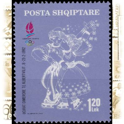 Albanien Briefmarke 1992 Olympiade #10350 (700x864)