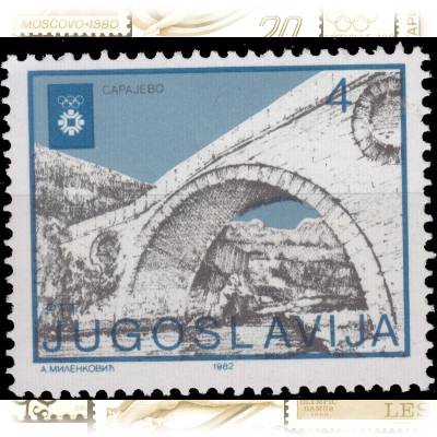 Briefmarken-Satz zur Olympiade 1984 Winterspiele ... #10399 (800x665)