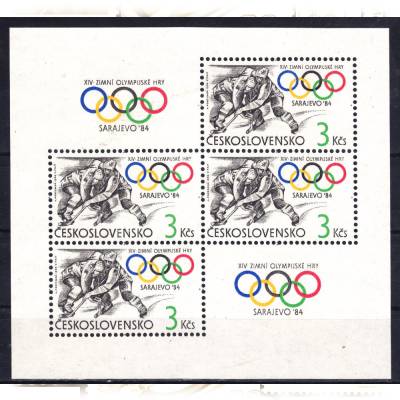 Briefmarken Block Tschechoslowakei Olympiade #10673 (1000x918)