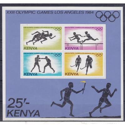 Briefmarken Block Olympiade Kenia #10693 (1000x945)