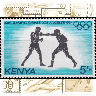 Briefmarke Olympiade Kenia #10696 (800x511)