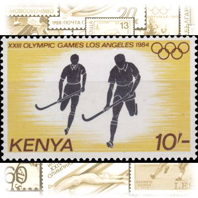 Briefmarke Olympiade Kenia #10697 (800x515)