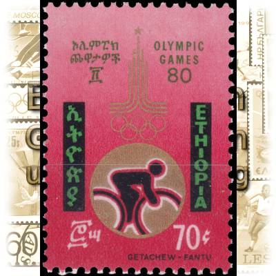 Briefmarkensatz Äthiopien Olympiade 1980 #10911 (800x1124)