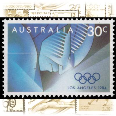 Australien AUSTRALIA zur Olympiade 1984 in Los ... #10939 (800x562)