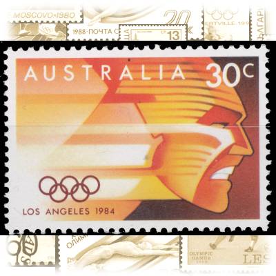 Australien AUSTRALIA zur Olympiade 1984 in Los ... #10940 (800x563)