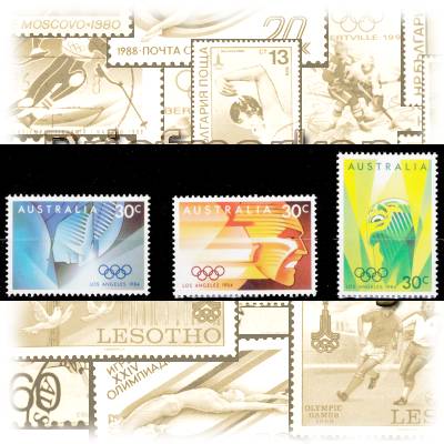 Australien AUSTRALIA zur Olympiade 1984 in Los ... #10942 (1200x422)