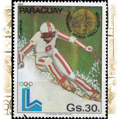 Paraguay Olympiade Briefmarke #10962 (700x868)