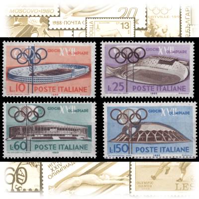 Briefmarken 1960 von Italien zur Olympiade in Rom #10992 (1500x939)