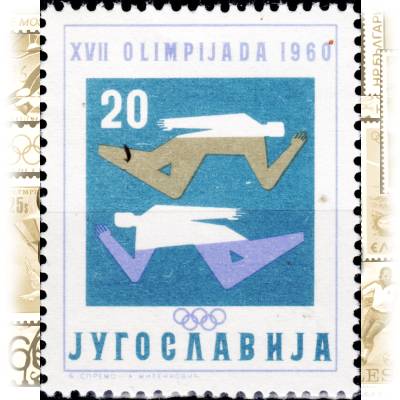 Briefmarken Jugoslawien Olympiade 1960 Rom - Italien #11012 (700x871)