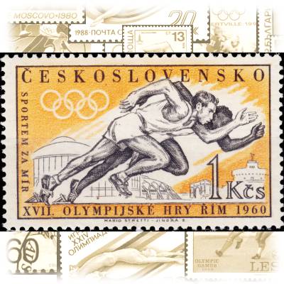 Briefmarken 1960 von der Tschechoslowakei zur ... #11148 (800x505)