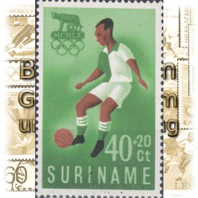 Briefmarken Suriname Olympiade in Rom 1960 #11294 (600x928)