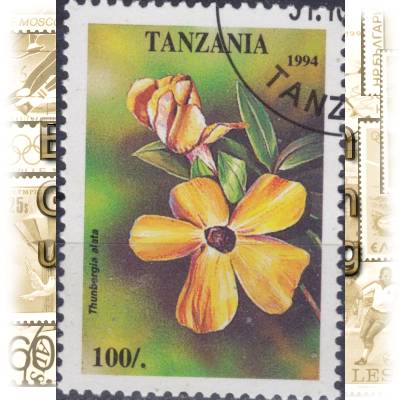 Tansania Blumen Briefmarken #11598 (600x831)