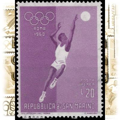 San Marino Basketball Briefmarke #11614 (600x801)
