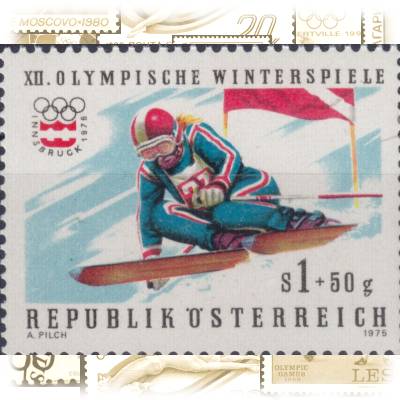Österreich Briefmarken mit Sport Alpiner ... #11616 (800x623)