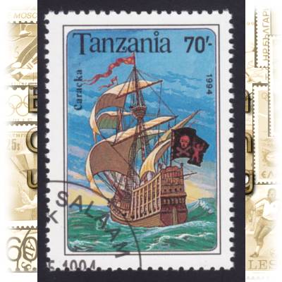 Briefmarken Segelschiffe von Tansania 1994 #11641 (600x813)