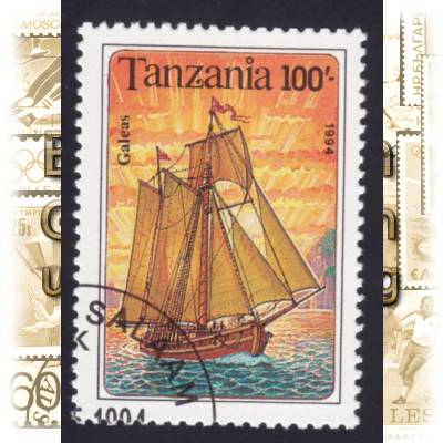 Briefmarken Segelschiffe von Tansania 1994 #11642 (600x825)