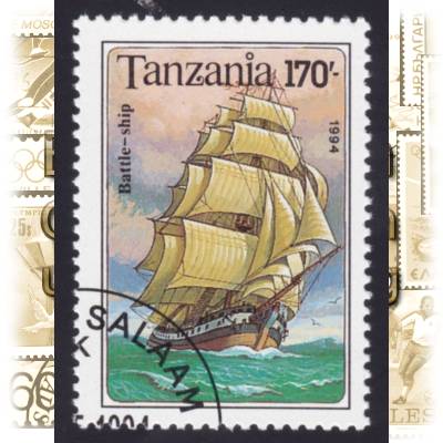 Briefmarken Segelschiffe von Tansania 1994 #11643 (600x794)