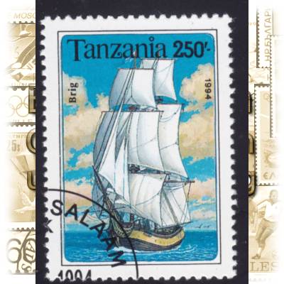 Briefmarken Segelschiffe von Tansania 1994 #11645 (600x801)