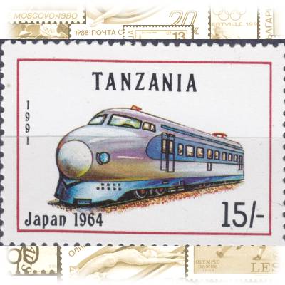 Briefmarken Eisenbahn Triebwagen #11700 (800x581)