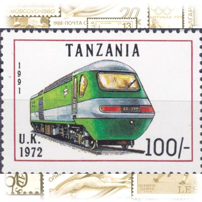 Briefmarken Eisenbahn Triebwagen #11703 (800x576)