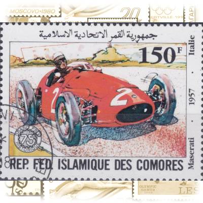 Briefmarken Autos Komoren 1981 #11708 (800x624)