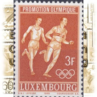 Luxemburg Briefmarken zu Olympia 1968 #11836 (600x834)