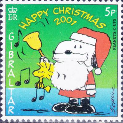 Briefmarken mit Snoopy von Gibraltar 2001 #11884 (800x800)