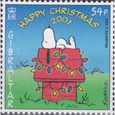 Briefmarken mit Snoopy von Gibraltar 2001 #11888 (800x809)