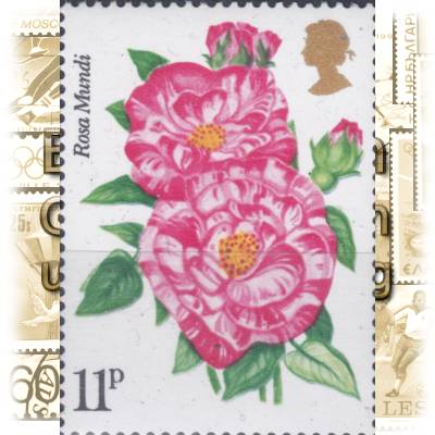Rosen-Briefmarken von Großbritannien 1976 #11934 (600x828)