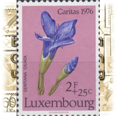 Briefmarken von Luxemburg 1976 Pflanzen Blumen #11983 (600x837)