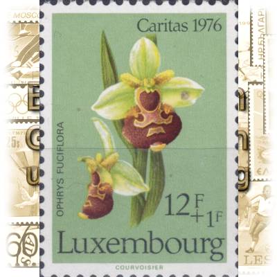 Briefmarken von Luxemburg 1976 Pflanzen Blumen #11986 (600x837)