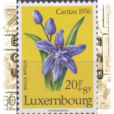 Briefmarken von Luxemburg 1976 Pflanzen Blumen #11987 (600x845)