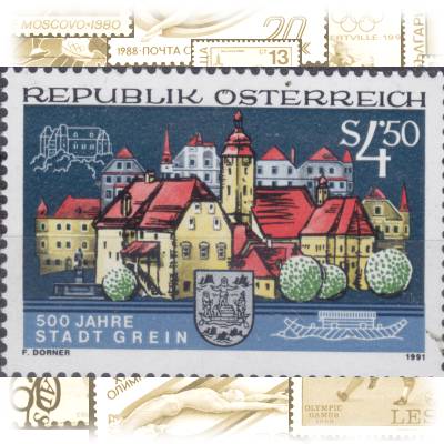 Briefmarken Gebäude Stadtansichten #12192 (800x561)