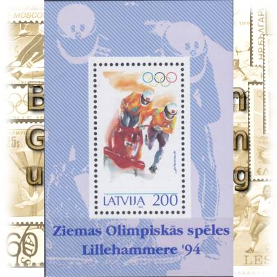 Briefmarken Lettland seit 1918 Nordeuropa Block #12231 (600x878)