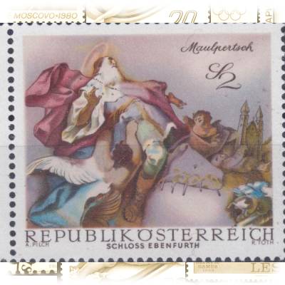 Briefmarken Kunst Fresken #12352 (600x504)