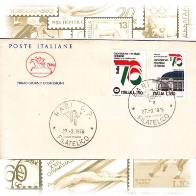 Ersttagsbrief Italien Briefmarkenausstellung Italia ... #12572 (800x493)